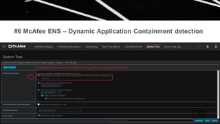 Перевірка роботи McAfee ENS. MVISION Insights SUNBURST.