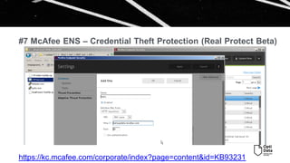 Перевірка роботи McAfee ENS. MVISION Insights SUNBURST.