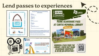 Lend passes to experiences
 