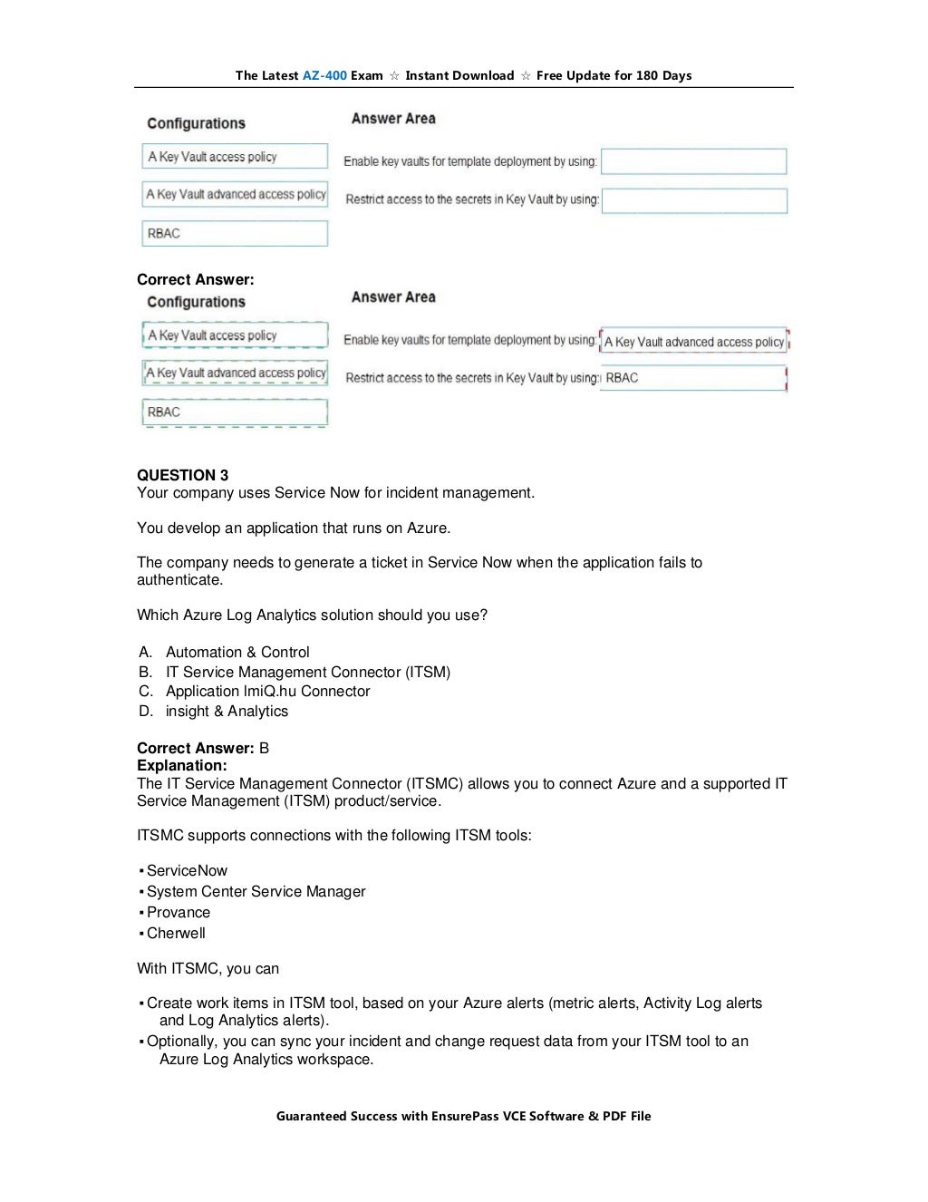 AZ-400 Zertifikatsfragen