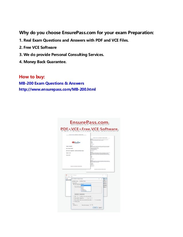 MB-200 Latest Exam Materials