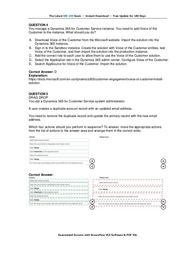MB-200 Latest Exam Materials