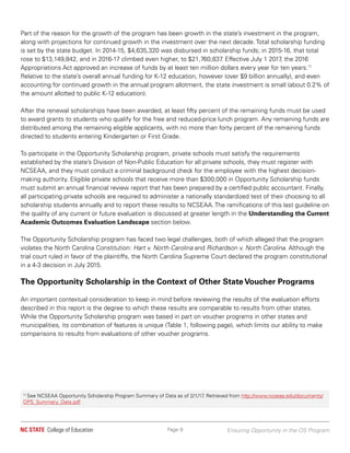 Page 9 Ensuring Opportunity in the OS Program
Part of the reason for the growth of the program has been growth in the stat...