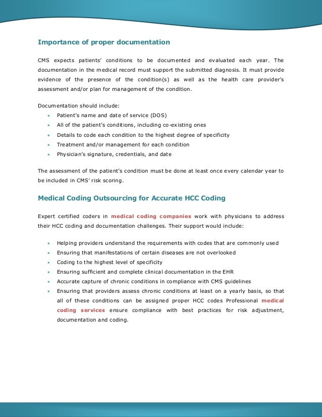 Ensuring Accurate Hcc Coding And Documentation Ensuring Accurate Hcc Coding And Documentation