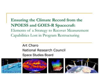 Ensuring The Climate Record From Npoess Ac