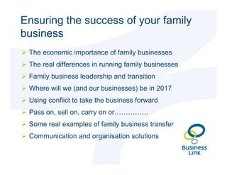 Ensuring the succcess of your family business | PDF