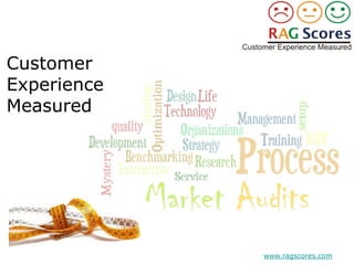 Customer
Experience
Measured




             www.ragscores.com
 