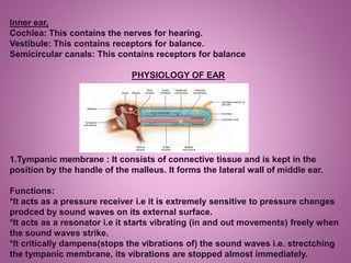 Anatomy and physiology of ENT | PPTX