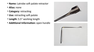 Surgical instruments in Ear, Nose, and Throat Surgery.pptx