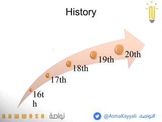 16t
h
17th
18th
19th
20th
History
 