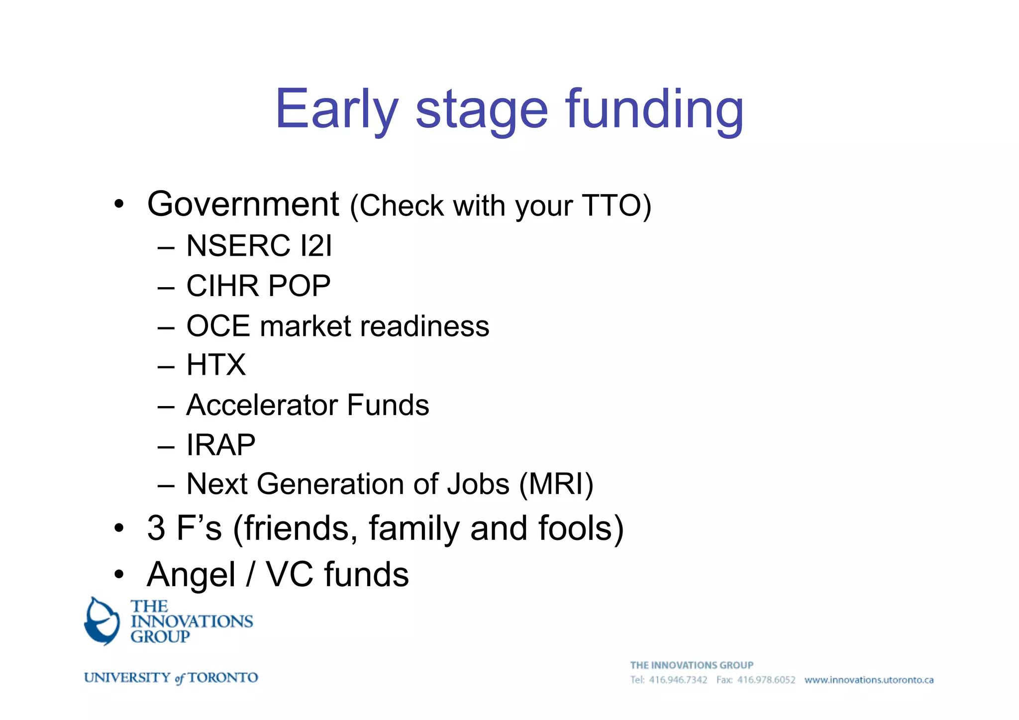 Introduction to technology commercialization