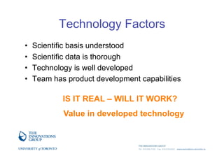 Introduction to technology commercialization