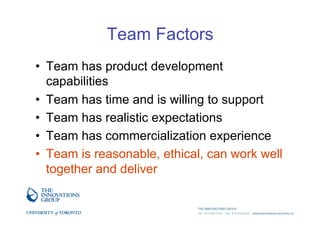 Introduction to technology commercialization