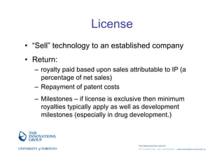 Introduction to technology commercialization