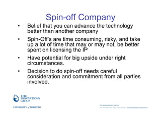 Introduction to technology commercialization