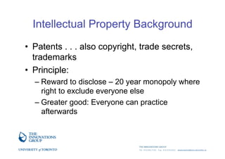 Introduction to technology commercialization