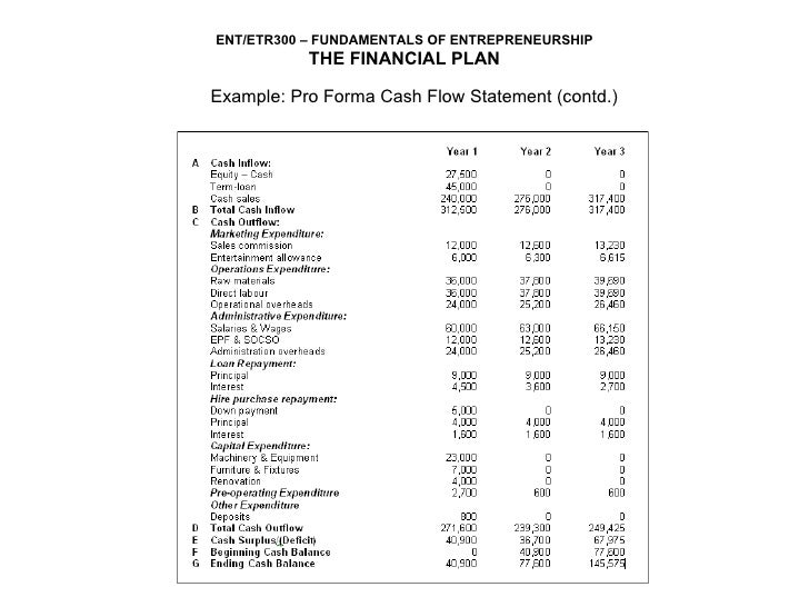 pro forma cash flow analysis koni polycode co