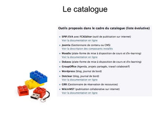 Le catalogue 