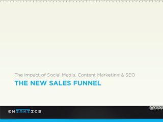 TTHE NEW SALES FUNNEL
The impact of Social Media, Content Marketing & SEO
 