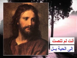 ‫أنت لم تنصت‬
‫إلى الحية بــل‬
 