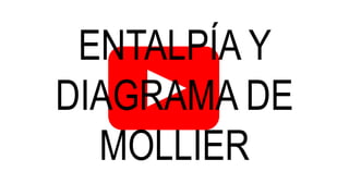 ENTALPÍA Y
DIAGRAMA DE
MOLLIER
 