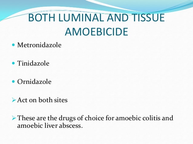 Chloroquine Dose In Amoebic Liver Abscess