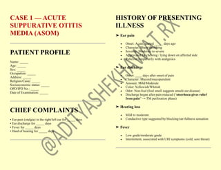 ENT CASES for undergraduate and postgraduate students | PDF