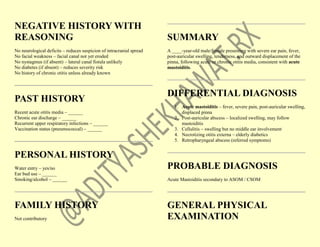ENT CASES for undergraduate and postgraduate students | PDF