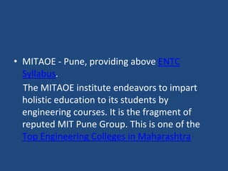 Entc Syllabus Mitaoe Pptx