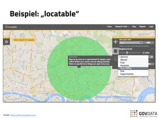 Beispiel: „locatable“
Quelle:	
  h(ps://www.locatable.com/	
  	
  	
  
 