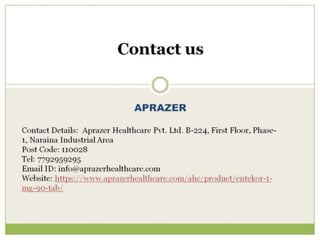 Entekor Tablets  | Hepatitis B | Aprazer