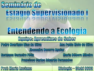 Entendendo a Ecologia