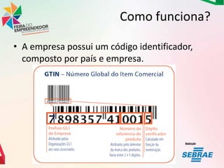 Como funciona?
• A empresa possui um código identificador,
composto por país e empresa.

 