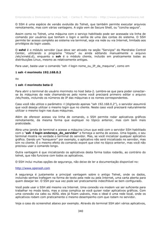 Entendendo e Dominando o Linux