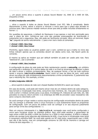 Entendendo e Dominando o Linux
