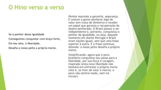 Entendendo o hino nacional brasileiro | PPTX