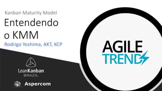 Entendendo	
o	KMM
Kanban Maturity Model
Rodrigo	Yoshima,	AKT,	KCP
 