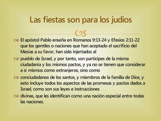 Entendiendo las Fiestas de Dios