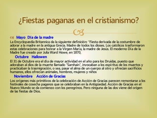 Entendiendo las Fiestas de Dios