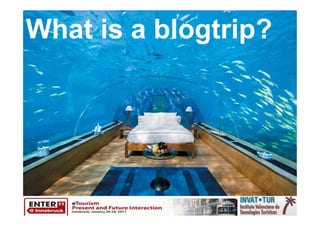 What is a blogtrip?
 