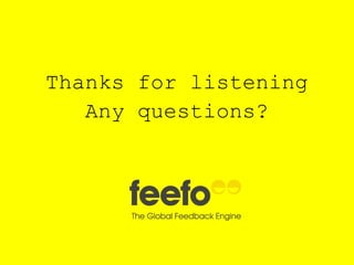 Thanks for listening
Any questions?
 