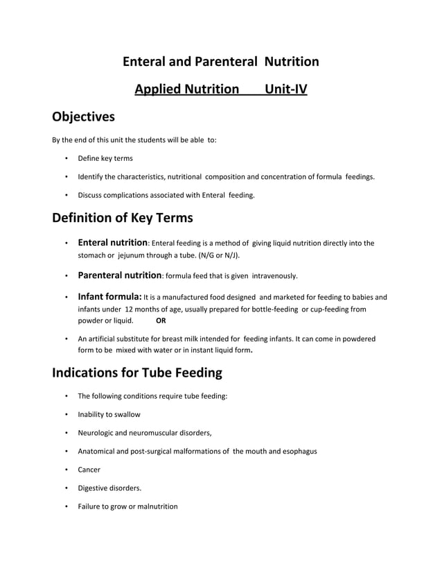 Enteral and Parenteral Nutrition.docx