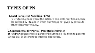 Comprehensive Overview of Enteral and Parenteral Nutrition in Clinical ...