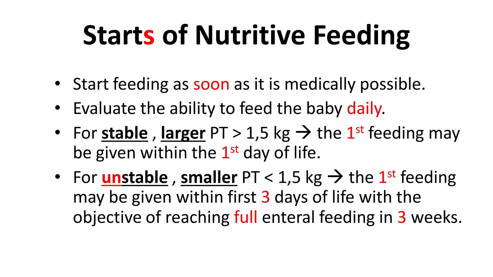 Enteral feeding in NICU | PDF
