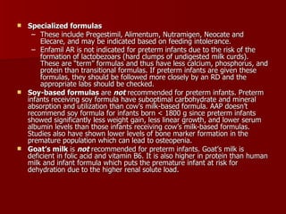 Undigested Formula Enteral nutrition in preterm neonates | PPT