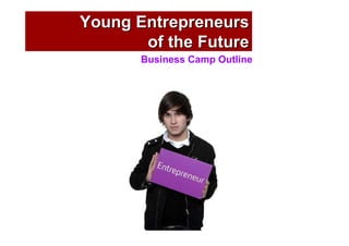 Young Entrepreneurs
       of the Future
       Business Camp Outline
 