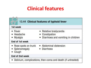Clinical features
 