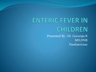 Presented By : Dr Gururaja R
MD,DNB
Paediatrician
 