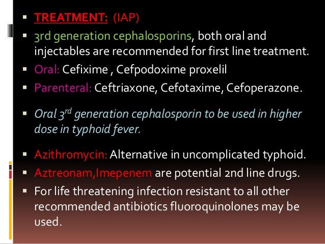 Oral Cephalosporins 3rd Generation