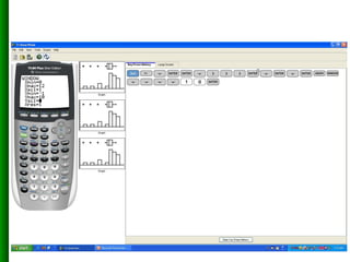 Entering data, histogram, box plot